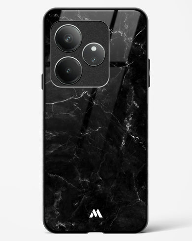 Marquina Black Marble Glass Case Phone Cover (Realme)