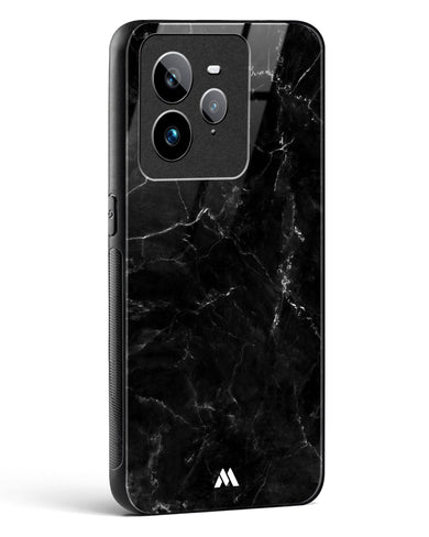 Marquina Black Marble Glass Case Phone Cover (Realme)
