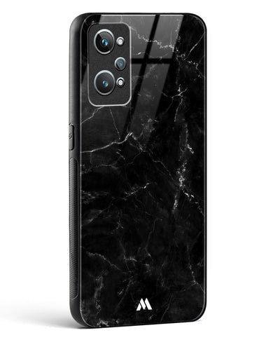 Marquina Black Marble Glass Case Phone Cover (Realme)