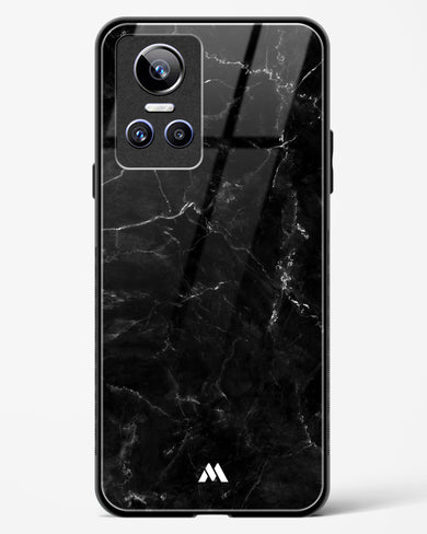 Marquina Black Marble Glass Case Phone Cover (Realme)