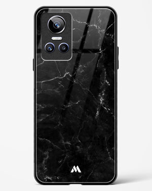 Marquina Black Marble Glass Case Phone Cover (Realme)
