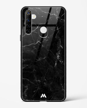 Marquina Black Marble Glass Case Phone Cover (Realme)
