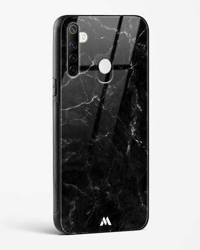 Marquina Black Marble Glass Case Phone Cover (Realme)