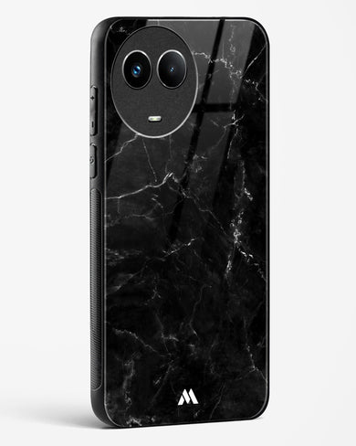 Marquina Black Marble Glass Case Phone Cover (Realme)