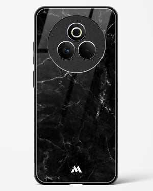 Marquina Black Marble Glass Case Phone Cover (Realme)