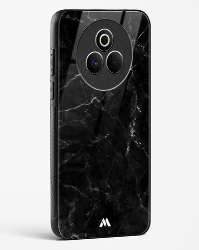 Marquina Black Marble Glass Case Phone Cover (Realme)