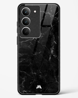 Marquina Black Marble Glass Case Phone Cover (Realme)