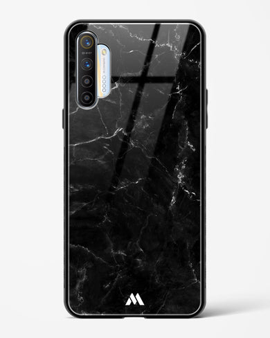 Marquina Black Marble Glass Case Phone Cover (Realme)