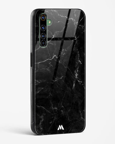 Marquina Black Marble Glass Case Phone Cover (Realme)