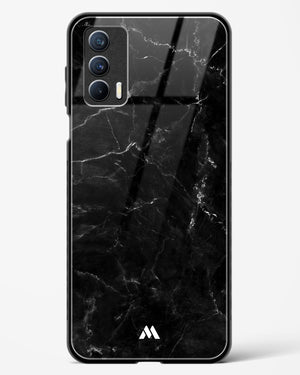 Marquina Black Marble Glass Case Phone Cover-(Realme)