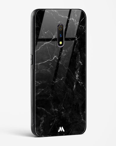 Marquina Black Marble Glass Case Phone Cover (Realme)