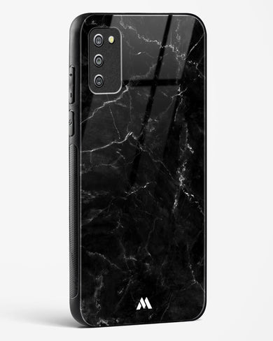 Marquina Black Marble Glass Case Phone Cover (Samsung)