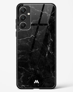 Marquina Black Marble Glass Case Phone Cover (Samsung)