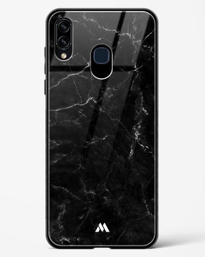 Marquina Black Marble Glass Case Phone Cover (Samsung)