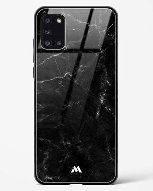 Marquina Black Marble Glass Case Phone Cover (Samsung)