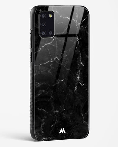 Marquina Black Marble Glass Case Phone Cover (Samsung)