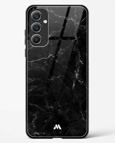Marquina Black Marble Glass Case Phone Cover (Samsung)