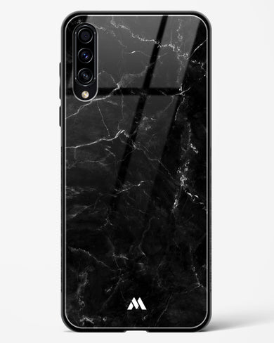 Marquina Black Marble Glass Case Phone Cover (Samsung)