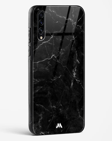 Marquina Black Marble Glass Case Phone Cover (Samsung)