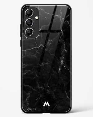 Marquina Black Marble Glass Case Phone Cover (Samsung)