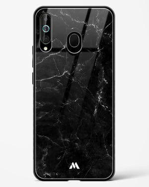 Marquina Black Marble Glass Case Phone Cover-(Samsung)