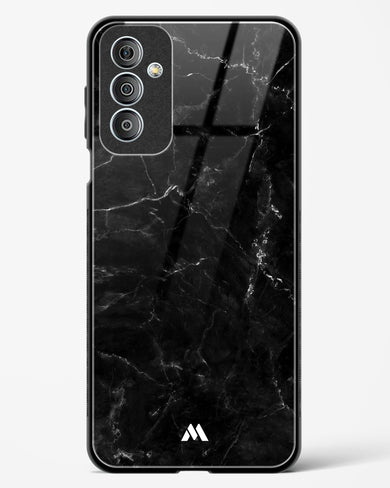 Marquina Black Marble Glass Case Phone Cover (Samsung)
