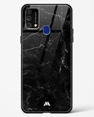 Marquina Black Marble Glass Case Phone Cover (Samsung)