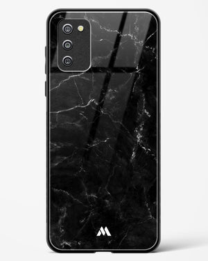 Marquina Black Marble Glass Case Phone Cover (Samsung)