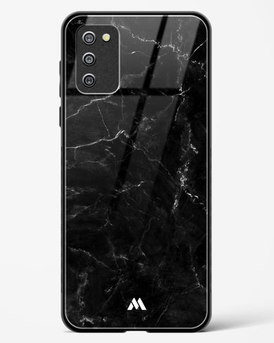 Marquina Black Marble Glass Case Phone Cover (Samsung)