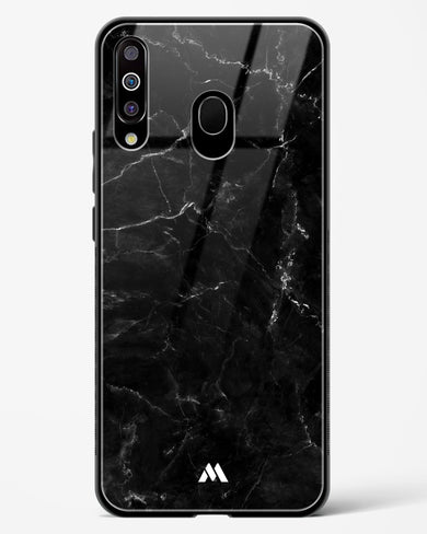 Marquina Black Marble Glass Case Phone Cover (Samsung)
