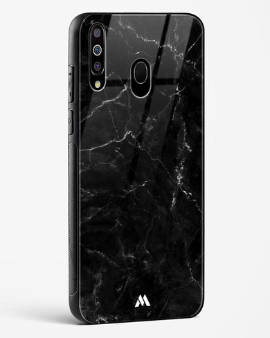 Marquina Black Marble Glass Case Phone Cover (Samsung)