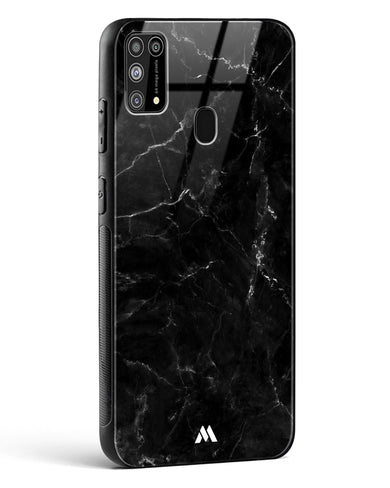 Marquina Black Marble Glass Case Phone Cover (Samsung)