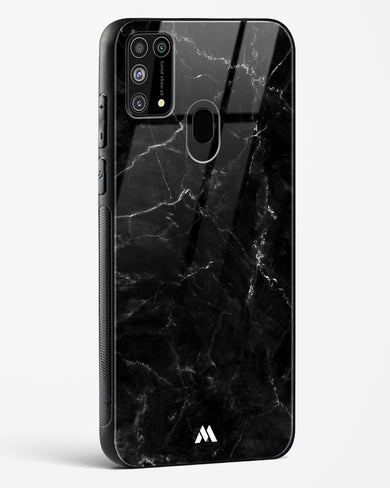 Marquina Black Marble Glass Case Phone Cover (Samsung)