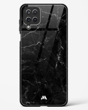 Marquina Black Marble Glass Case Phone Cover (Samsung)