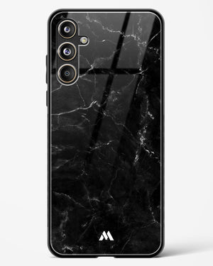 Marquina Black Marble Glass Case Phone Cover (Samsung)