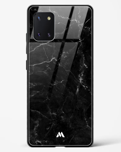 Marquina Black Marble Glass Case Phone Cover (Samsung)