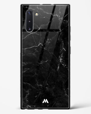 Marquina Black Marble Glass Case Phone Cover (Samsung)