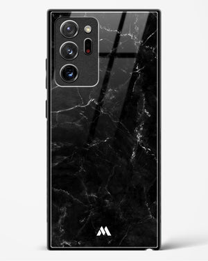 Marquina Black Marble Glass Case Phone Cover (Samsung)