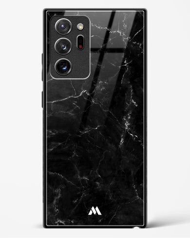 Marquina Black Marble Glass Case Phone Cover (Samsung)