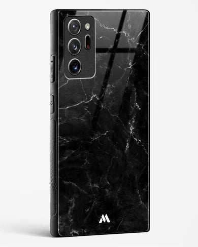 Marquina Black Marble Glass Case Phone Cover (Samsung)