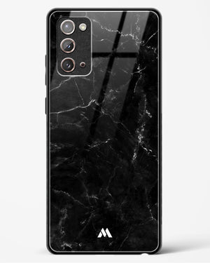 Marquina Black Marble Glass Case Phone Cover (Samsung)