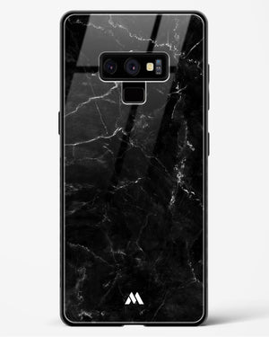 Marquina Black Marble Glass Case Phone Cover (Samsung)