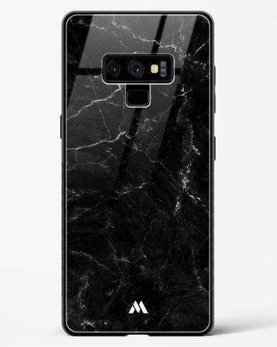Marquina Black Marble Glass Case Phone Cover (Samsung)