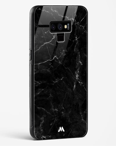 Marquina Black Marble Glass Case Phone Cover (Samsung)