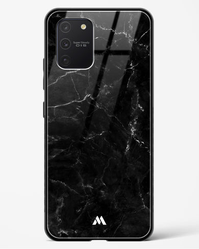 Marquina Black Marble Glass Case Phone Cover (Samsung)