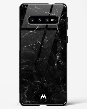 Marquina Black Marble Glass Case Phone Cover (Samsung)