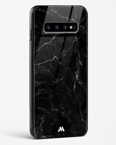 Marquina Black Marble Glass Case Phone Cover (Samsung)