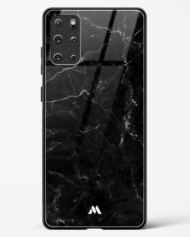 Marquina Black Marble Glass Case Phone Cover (Samsung)