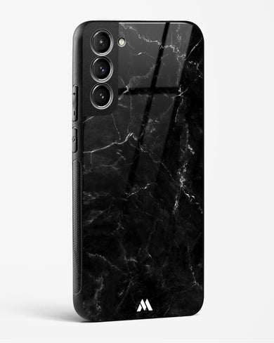 Marquina Black Marble Glass Case Phone Cover (Samsung)