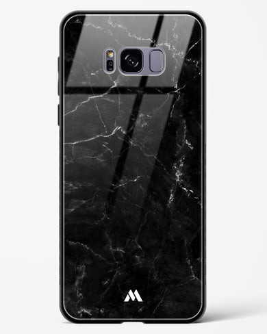 Marquina Black Marble Glass Case Phone Cover (Samsung)